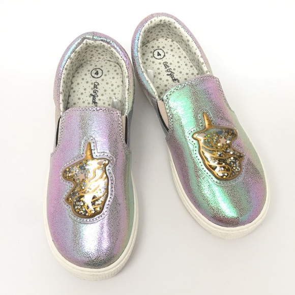Cat & Jack Roana Iridescent Unicorn SlipOn Sneaker - Picture 6 of 9
